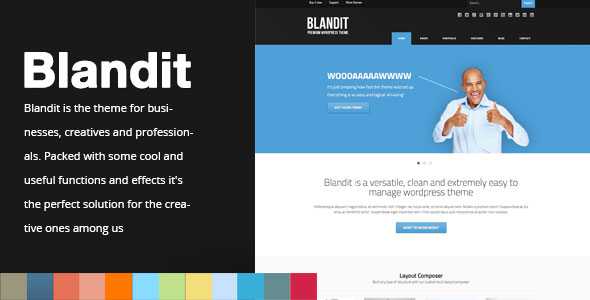 Blandit – Themeforest WordPress Business Portfolio Theme