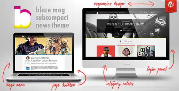 Blaze Mag: Subcompact Magazine / News WP Theme