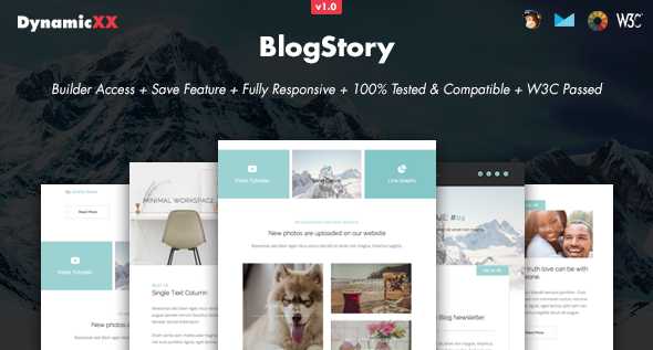 BlogStory - Responsive Email + Online Template Builder