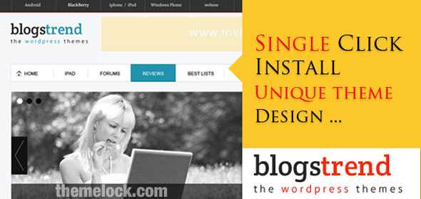 BlogsTrend Responsive InkThemes WordPress Theme