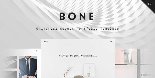 Bone - Responsive Agency Portfolio HTML Template