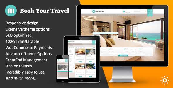 Book Your Travel v5.3 - Online Booking WordPress Theme