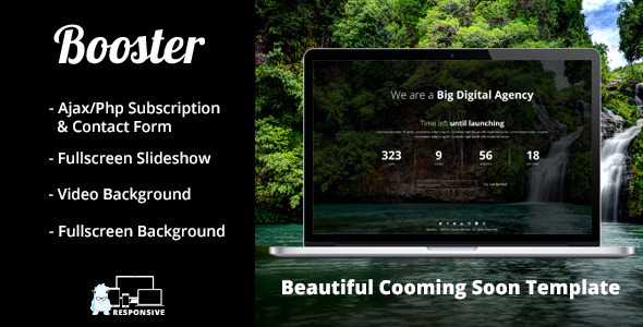 Booster - Responsive Coming Soon Template