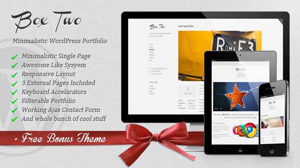 BoxTwo - MojoThemes Wordpress Template