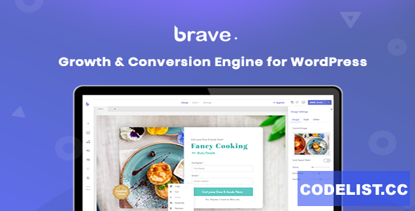 Brave v0.6.2 - Drag n Drop WordPress Popup, Optin, Lead Gen & Survey Builder
