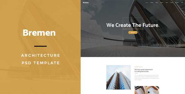 Bremen v1.0 - Architecture PSD Template