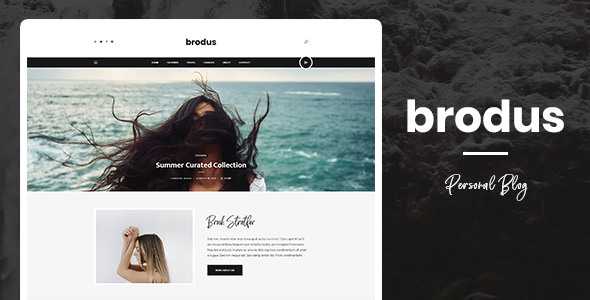 Brodus v1.0 - Personal Blog PSD Template