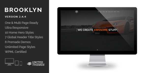 Brooklyn - Themeforest Creative One Page Multi-Purpose Theme