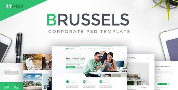Brussels - Corporate PSD Template