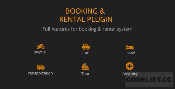 BRW v1.4.5 - Booking Rental Plugin WooCommerce