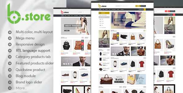 BStore - Themeforest Responsive Prestashop Theme