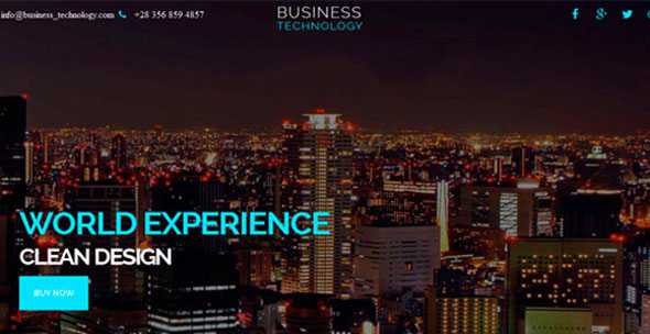 Business Technology – Creativemarket One Page HTML