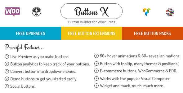 Buttons X v1.9.64 - Powerful Button Builder for WordPress