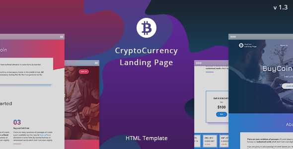 BuyCoin - Cryptocurrency Landing Page