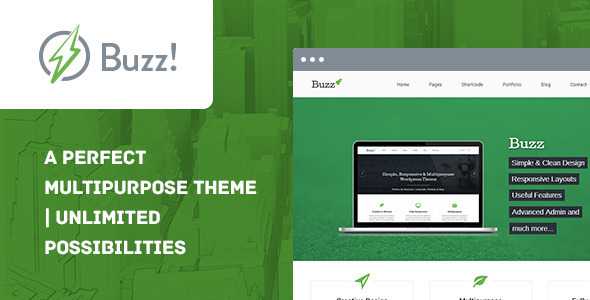 Buzz - Themeforest Multipurpose WordPress Theme
