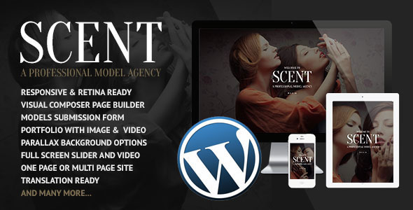 SCENT V3.2 - MODEL AGENCY WORDPRESS THEME