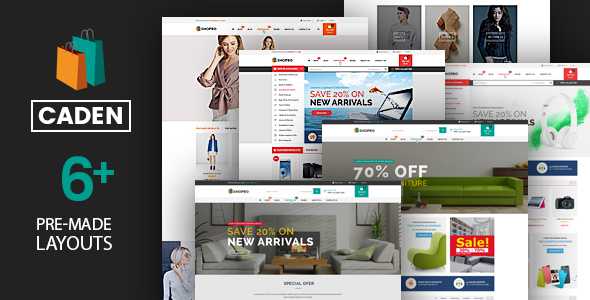 Caden v1.3.5 - Mega Store Responsive WordPress Theme