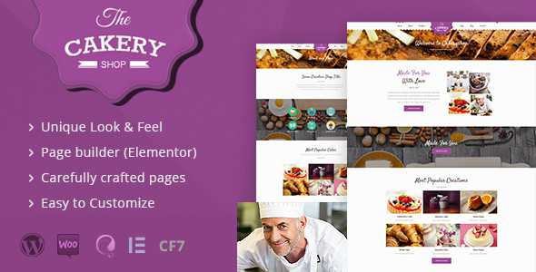 Cakeryshop v2.2 - Cake WordPress Theme