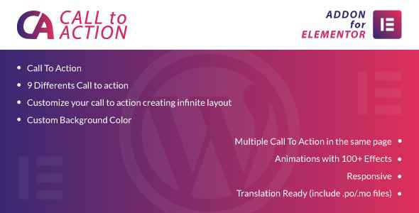 Call To Action for Elementor v1.0 - WordPress Plugin