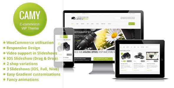 Camy v2.1.1 - WordPress Shop