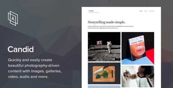 Candid v1.2 - WordPress Photography Theme