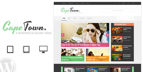 Cape Town - Themeforest Blogging Theme