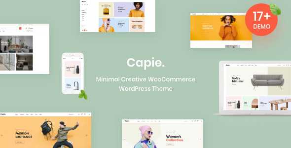 Capie v1.0.9 - Minimal Creative WooCommerce WordPress Theme