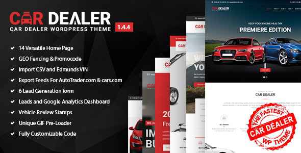 Car Dealer v1.5.3 - Automotive Responsive WordPress Theme
