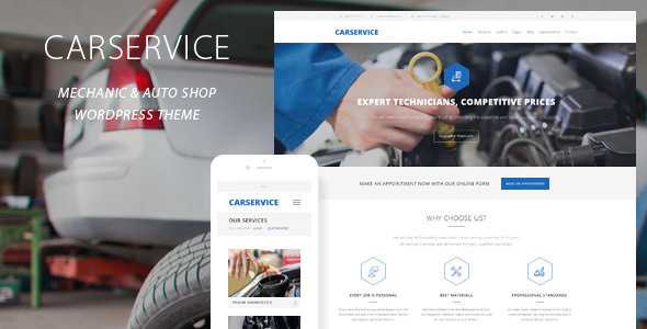 Car Service v5.3 - Mechanic Auto Shop WordPress Theme