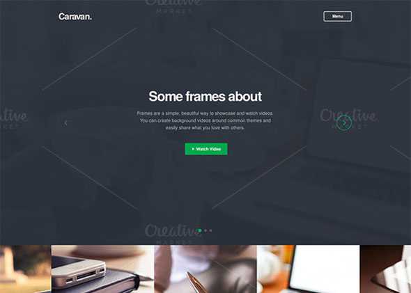 Caravan - Creativemarket MultiPurpose Wordpress theme