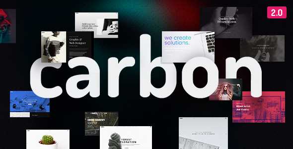 Carbon v2.5 - Clean Minimal Multipurpose Theme