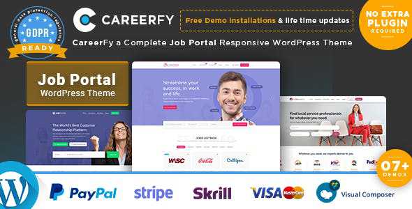 Careerfy v2.5.4 - Job Board WordPress Theme