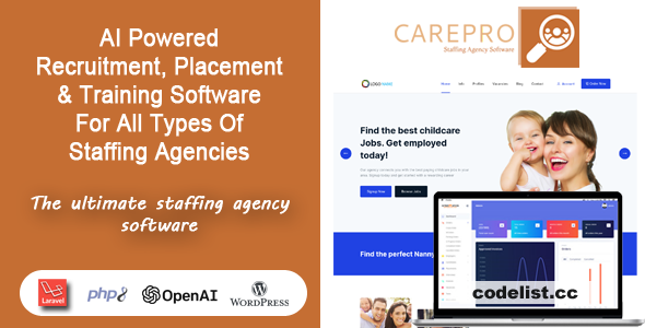 CarePro - AI Recruitment & Staffing Agency Software - 9 October 2025 - nulled