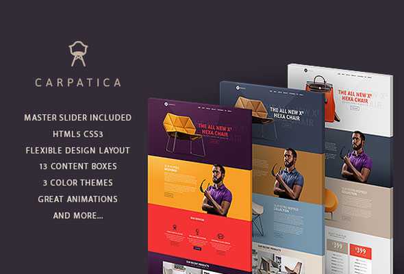Carpatica - Creativemarket OnePage Template