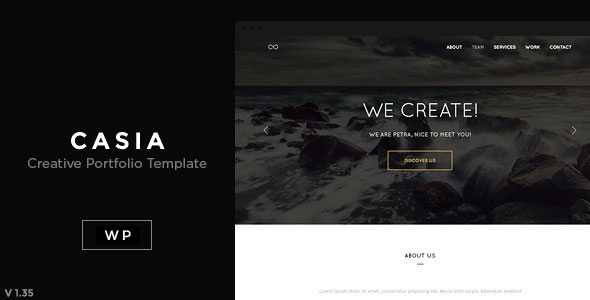 Casia v1.35 - Minimal Clean Wordpress Theme