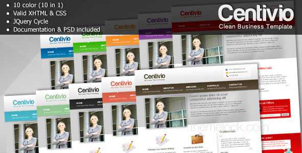 Centivio - Clean Business Template - 10 in 1 Themeforest
