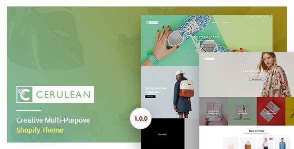 Cerulean v1.0 - Creative Multi-Purpose Shopify Theme