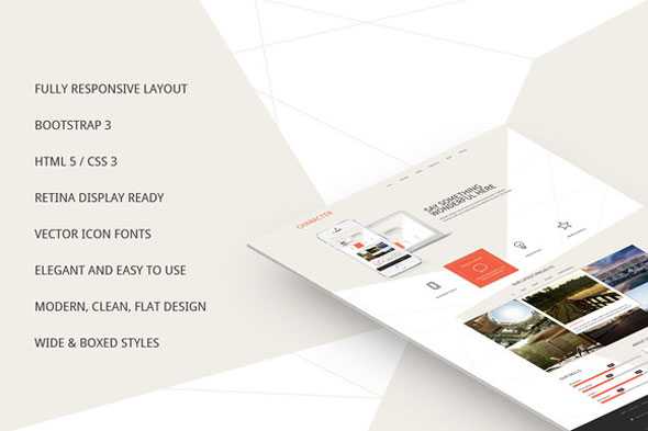 Character - Creativemarket Bootstrap Template