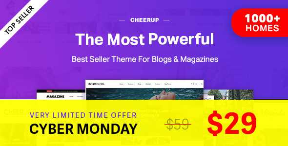CheerUp v6.0.1 - Blog / Magazine - WordPress Blog Theme