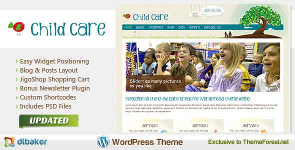 Child Care Creative v2.1 - Shop and Kids Theme