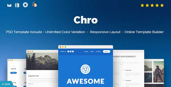 Chro - Responsive Email + Online Template Builder