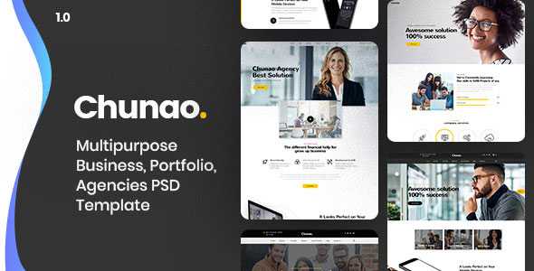 Chunao - Multipurpose Business PSD Template