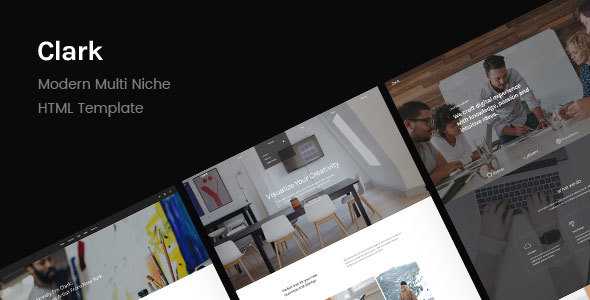 Clark v1.2.1 - Modern Multi Niche HTML Template