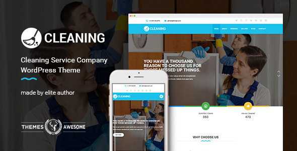 Cleaning Service Company v1.4 - WordPress Theme