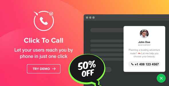 Click to Call v1.2.0 - Call Button plugin for WordPress