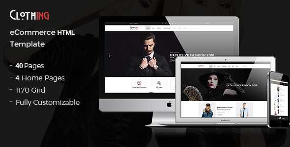 Clothing - eCommerce Fashion Template