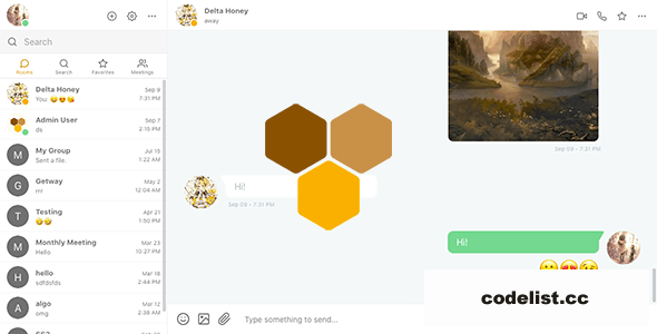 Clover v2.9.4 - Real-Time Messaging, Audio &amp; Video Conferencing Web App - Node.js, React, WebRTC, Socket.IO