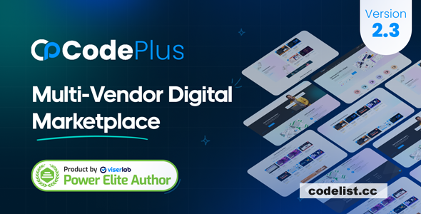 CodePlus v2.3 - Multi Vendor Digital Marketplace - nulled