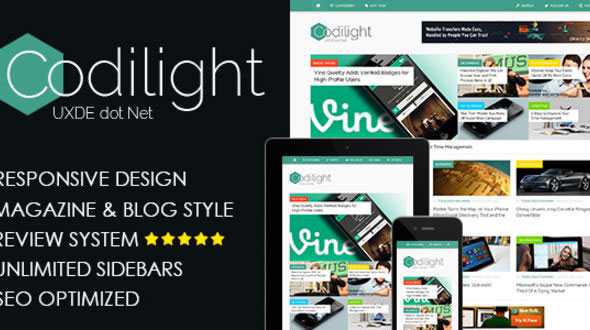Codilight – Mojothemes Responsive Blog/Magazine Theme