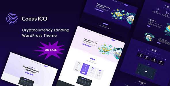 Coeus v1.1.5 - Cryptocurrency Landing Page Theme